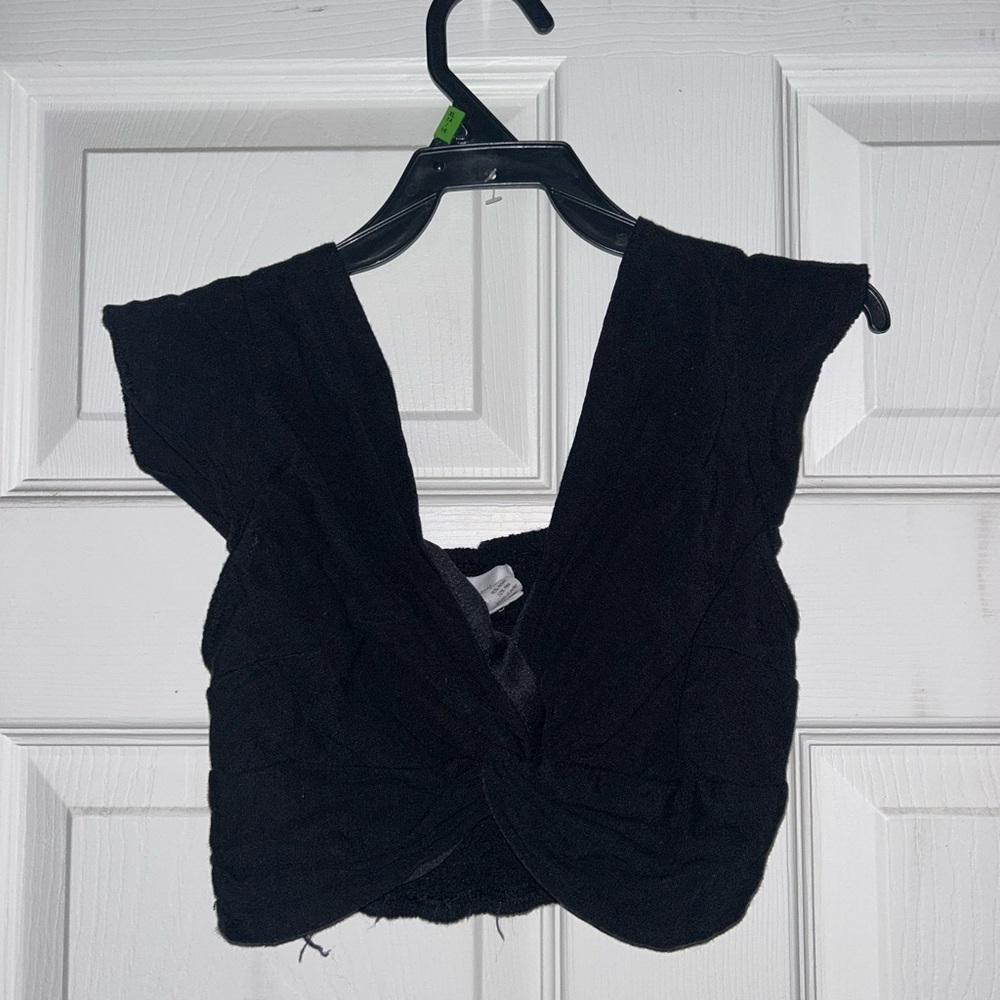 Tj Maxx Black Cropped Tank Top